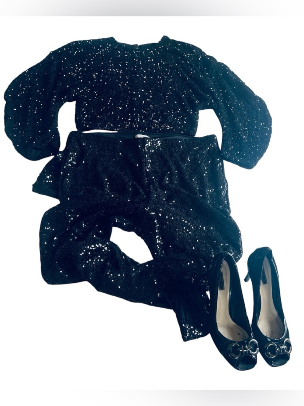 👠👖👚 💥 deal gorgeous Zara L + H&M pants XL + Zara heels 39